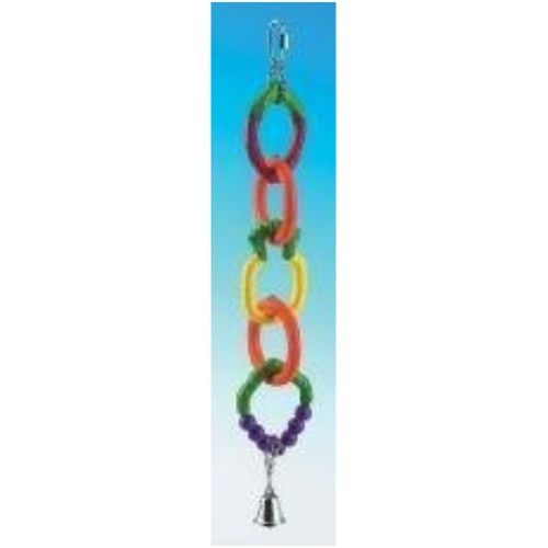 Brinquedo clássico de pássaro em forma de anel para pendurar, várias cores