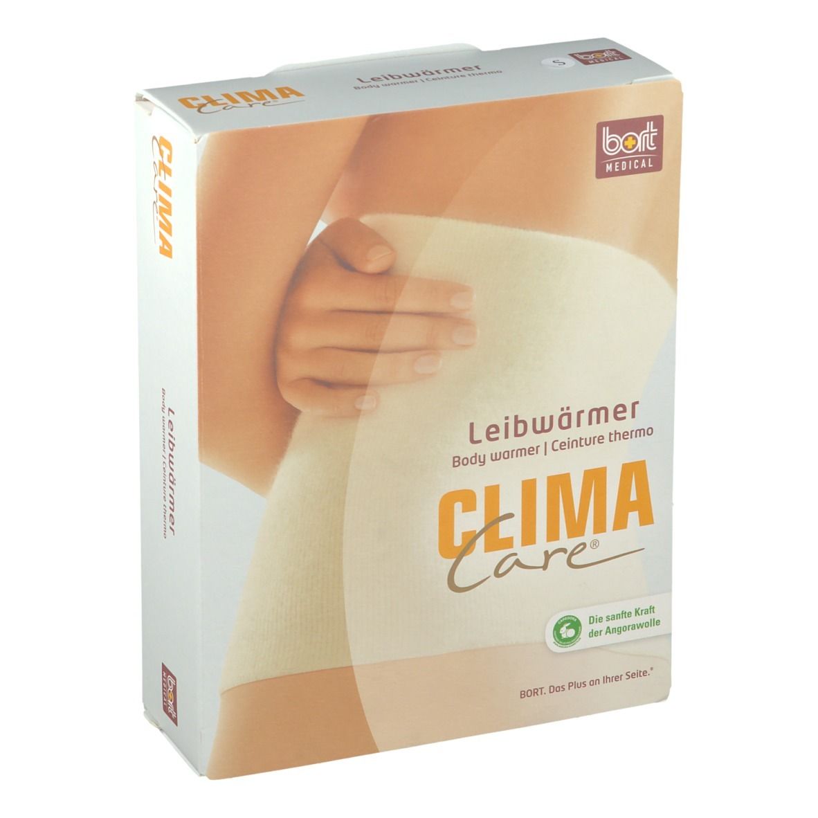 BORT CLIMACare® Leibwärmer Gr. S weiß