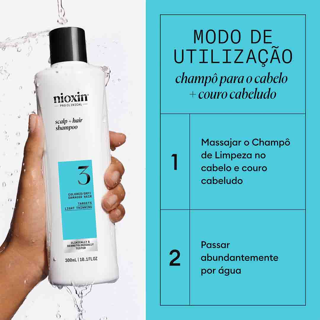 Nioxin Sistema 3 Champô - 300ml