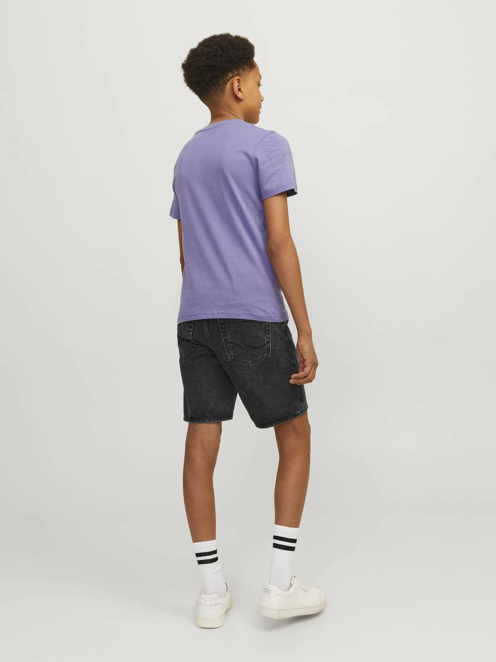 JACK & JONES denim short JJICHRIS JJORIGINAL black denim