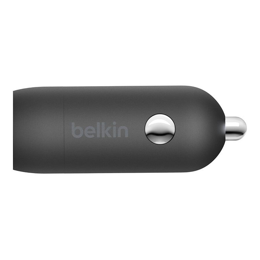 Belkin Chargeur voiture 1 port USB-C (30 W) + câble USB-C - Noir