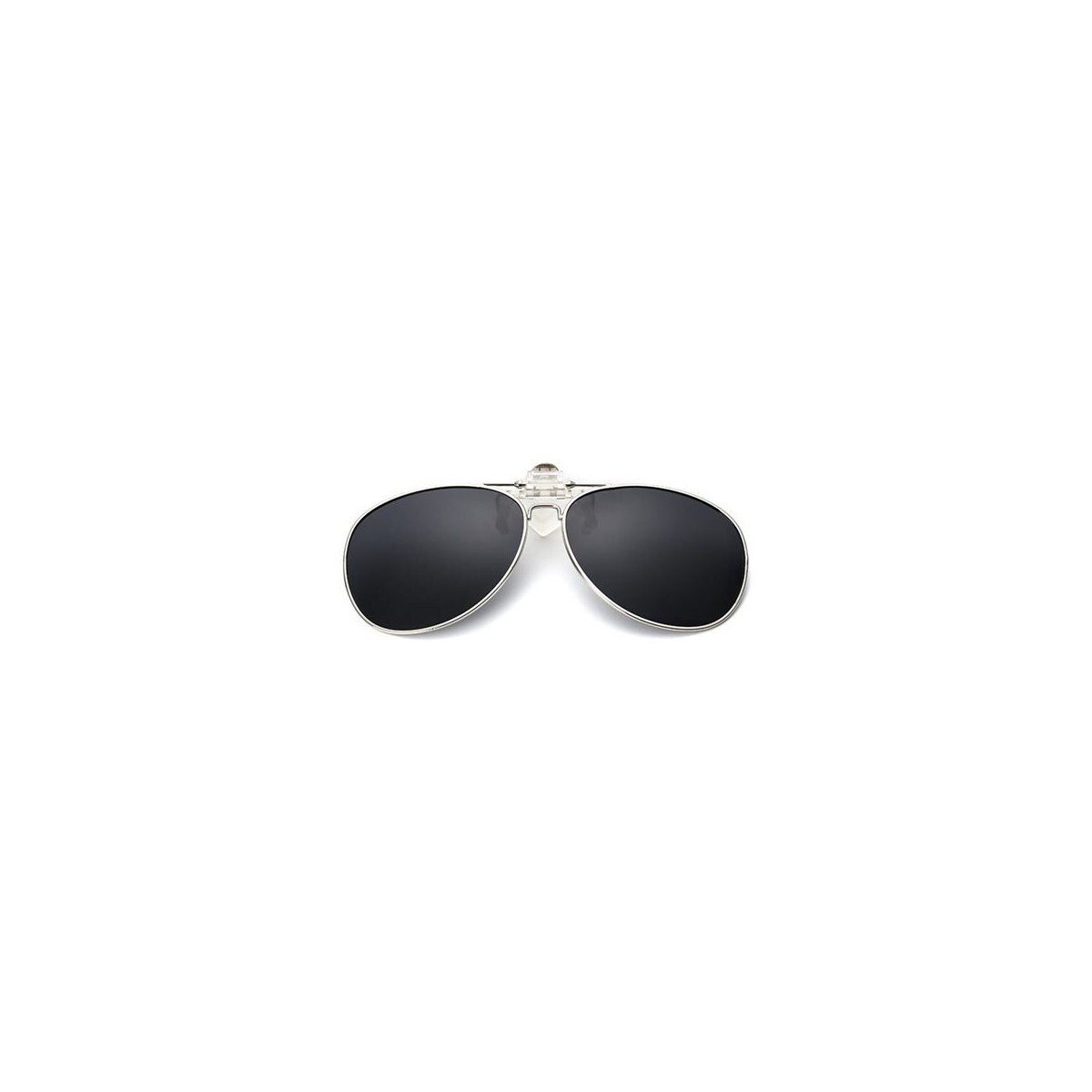 Aviator-solbriller med UV400-beskyttelse og svart linsefarge