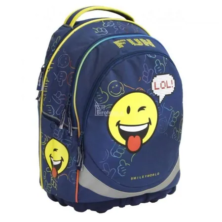 Schneiders Schulrucksackset Smiley, 5-teilig