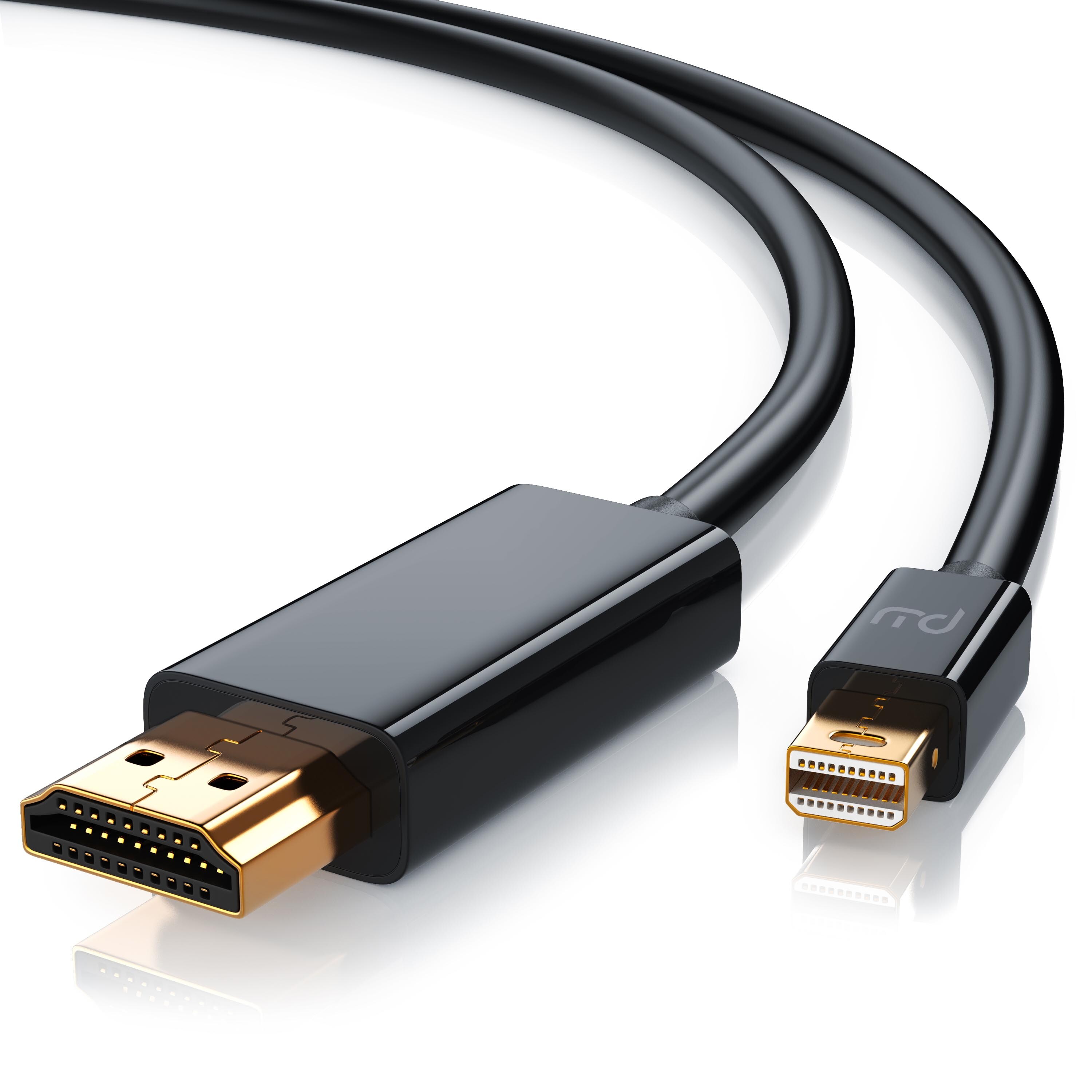 Primewire Mini DisplayPort zu HDMI Typ A Audio- & Video-Kabel, 4K miniDPUHD 2160p Adapter / Konverterkabel - 1m