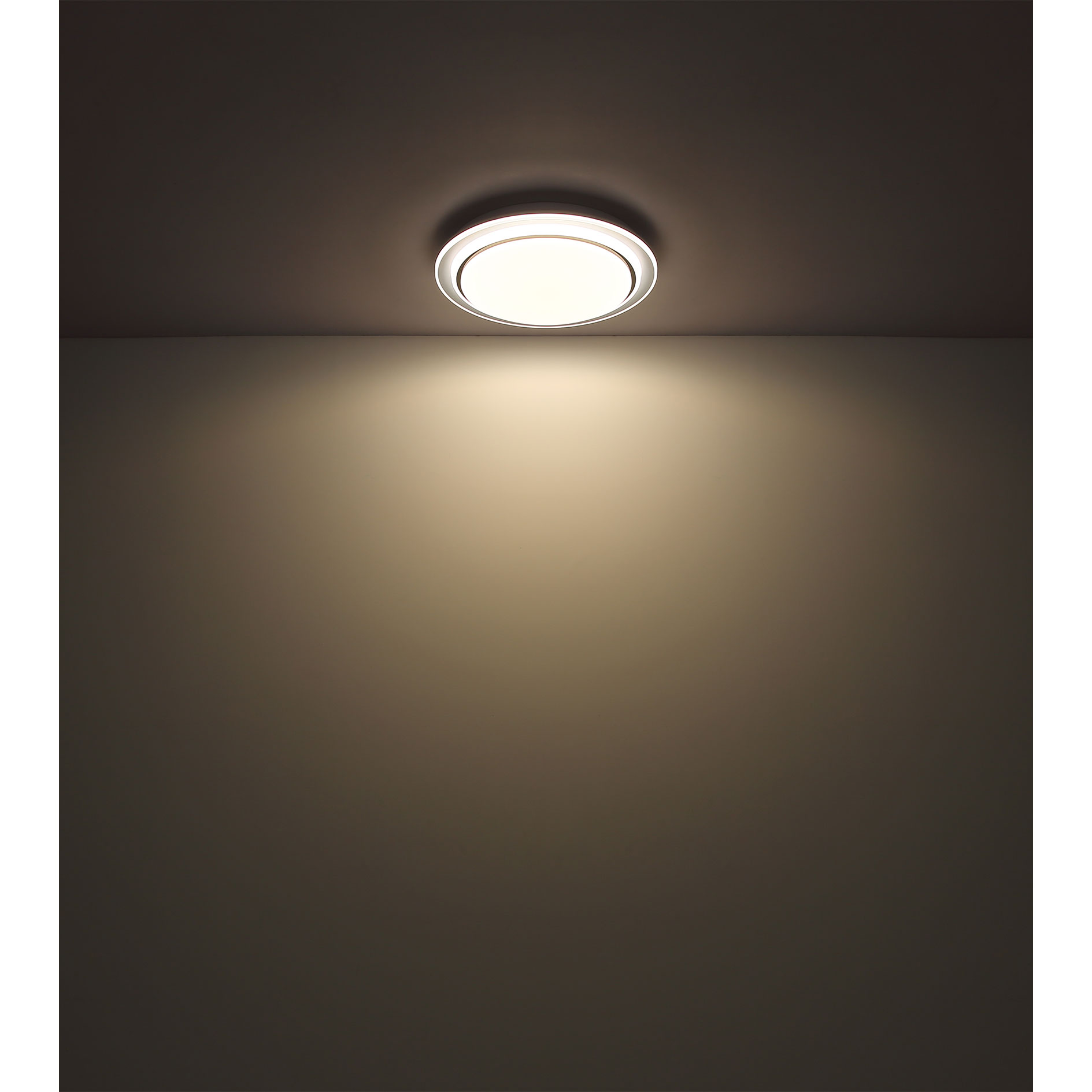 LED-RGB-Deckenleuchte - weiß matt - dimmbar - Memoryfunktion