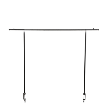 Tafel hanger zwart max. L250cm - h110cm