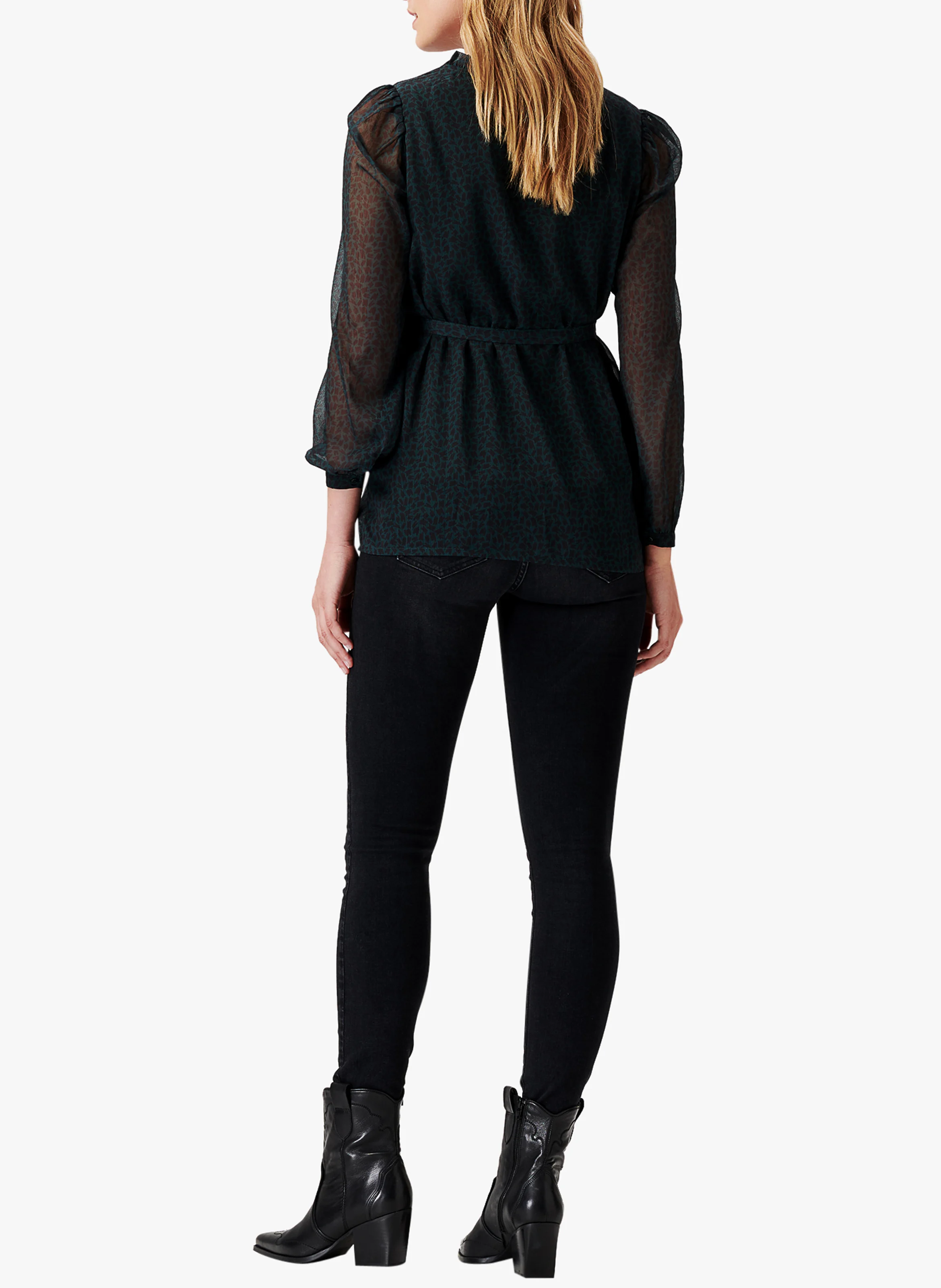 ROSELLE - Blouse de grossesse ceinturé | Vert