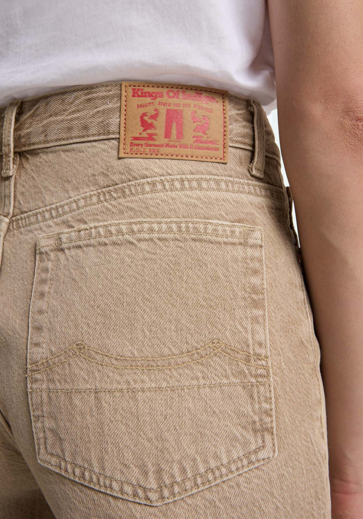 Kings Of Indigo Jeans Jane Jim Dark Beige