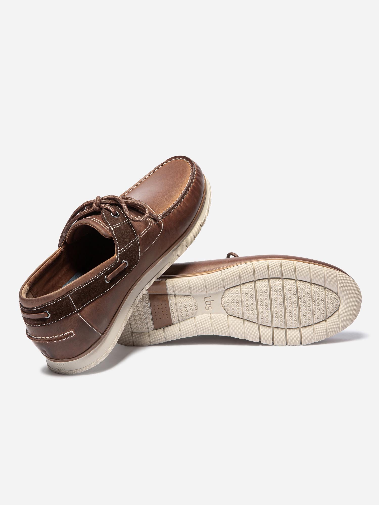 Chaussures Bateau Homme Souple Cuir Marron