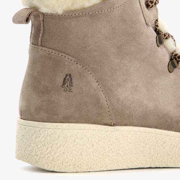 Hush Puppies gevoerde suede dames veterboots