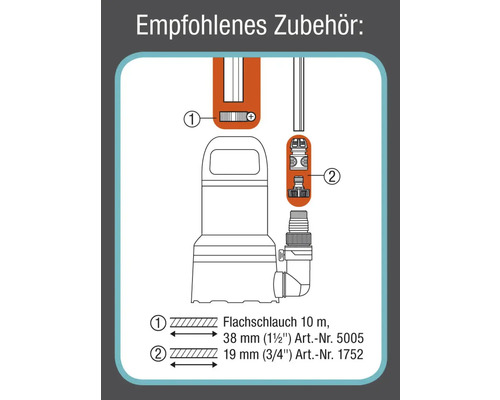 GARDENA 17000 Aquasensor dompelpomp voor helder water