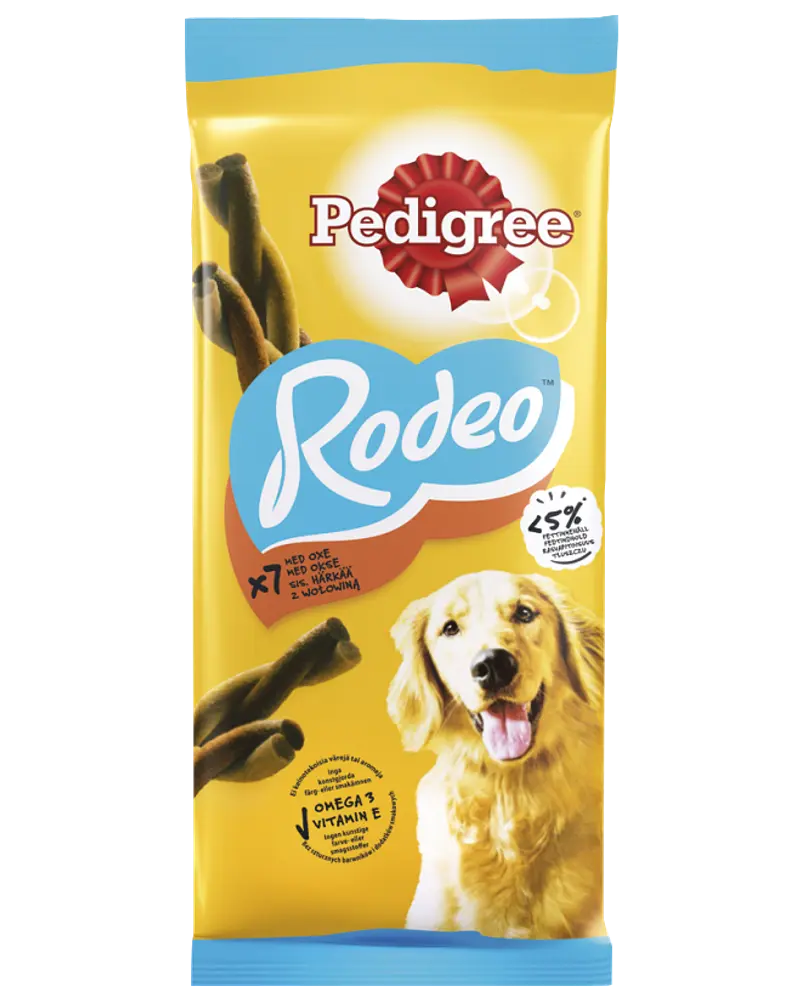 Pedigree Rodeo oksekød 7-pak