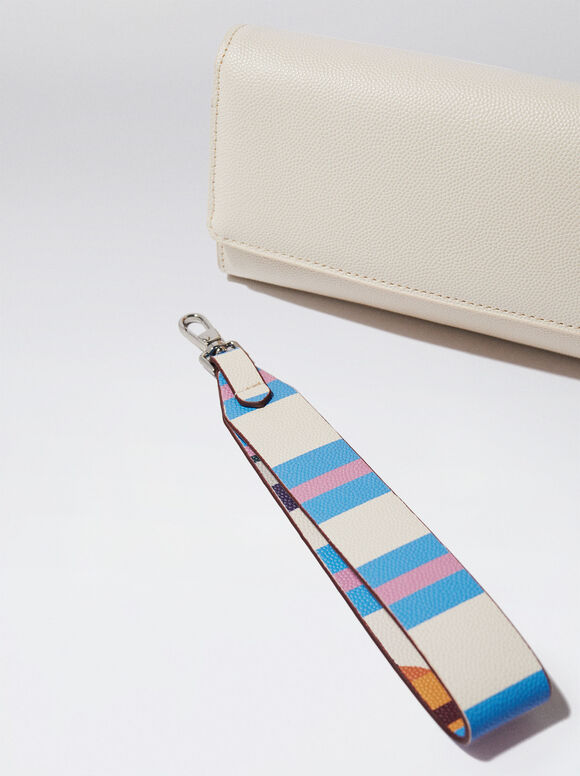 Bolsa de mão com alça - Branco-creme