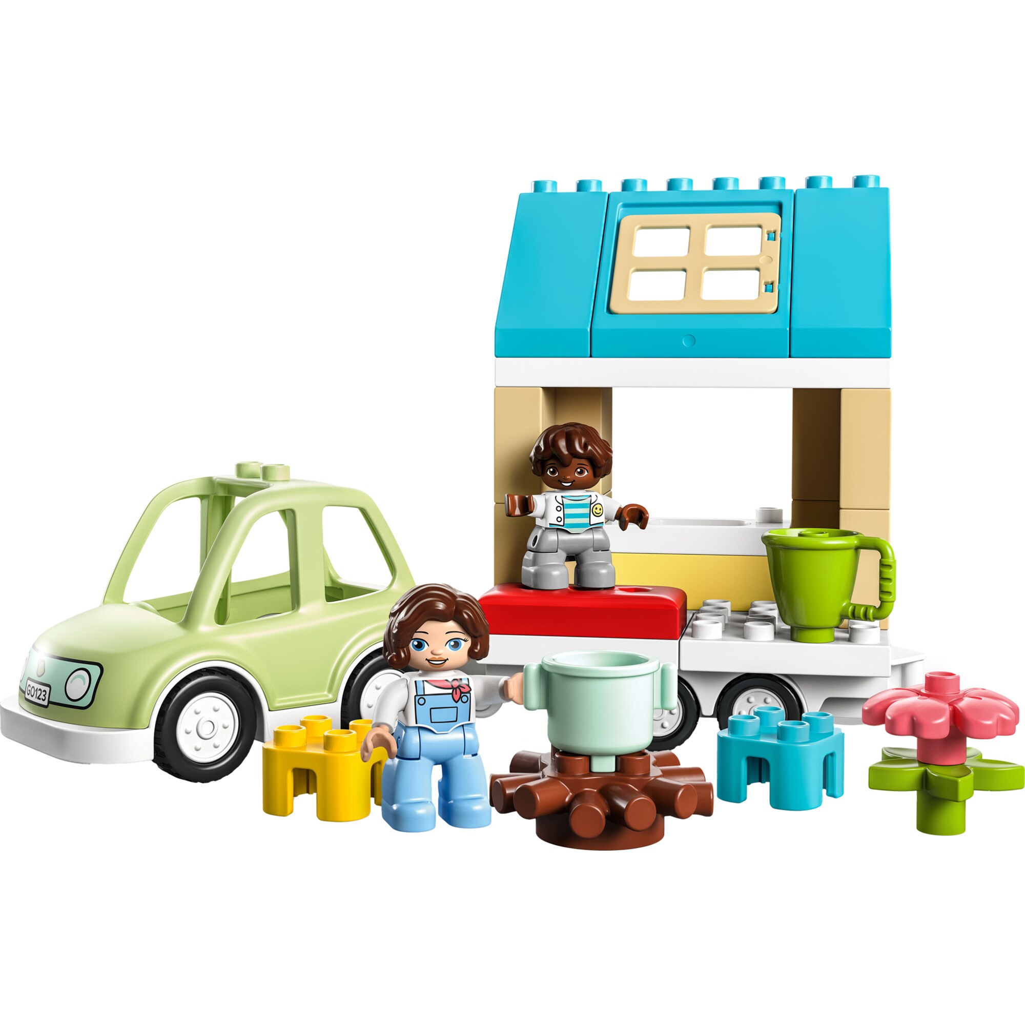 LEGO Konstruktionsspielzeug DUPLO Zuhause auf Rädern