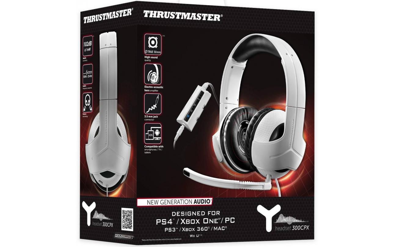 Thrustmaster Y300CPX Universal White Gaming Headse