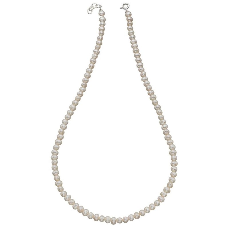 Collier  perle et sa Chaine de 51 cm en argent 925/1000