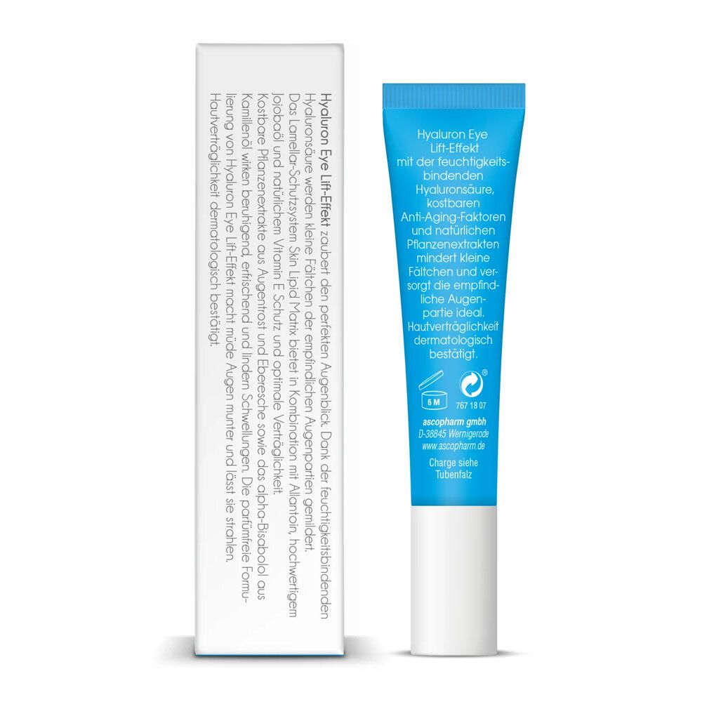SoVitabeauty® Hyaluron Eye Lift-Effekt