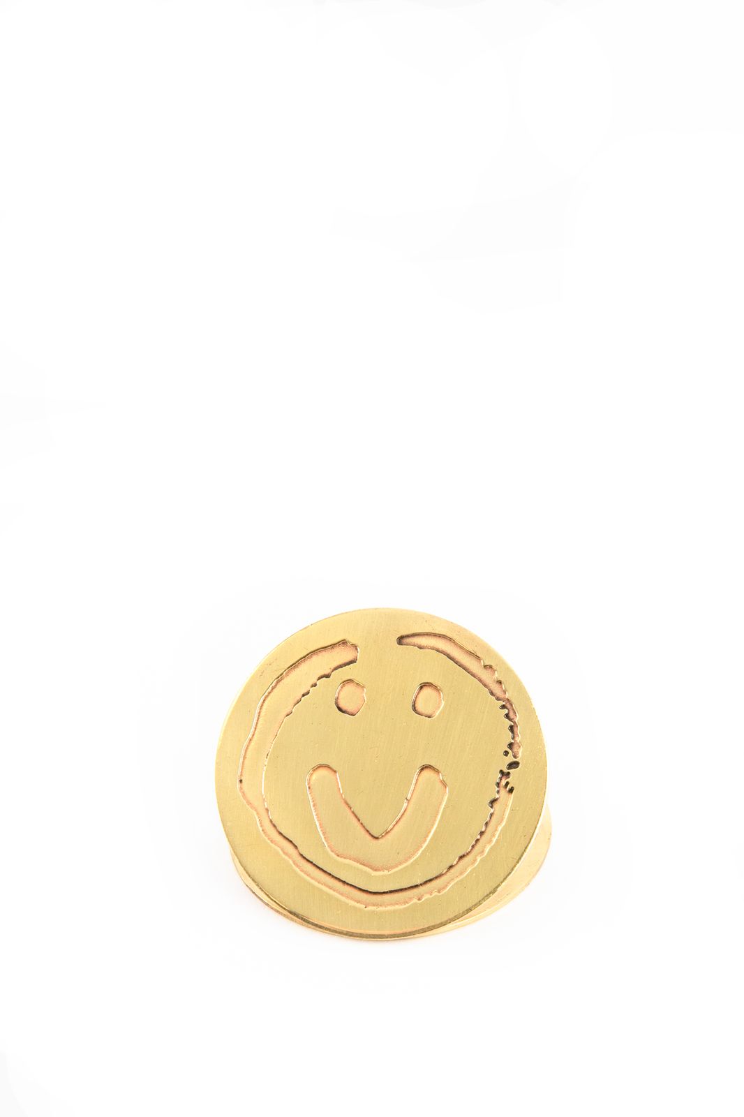 Goudkleurige smiley paperclip
