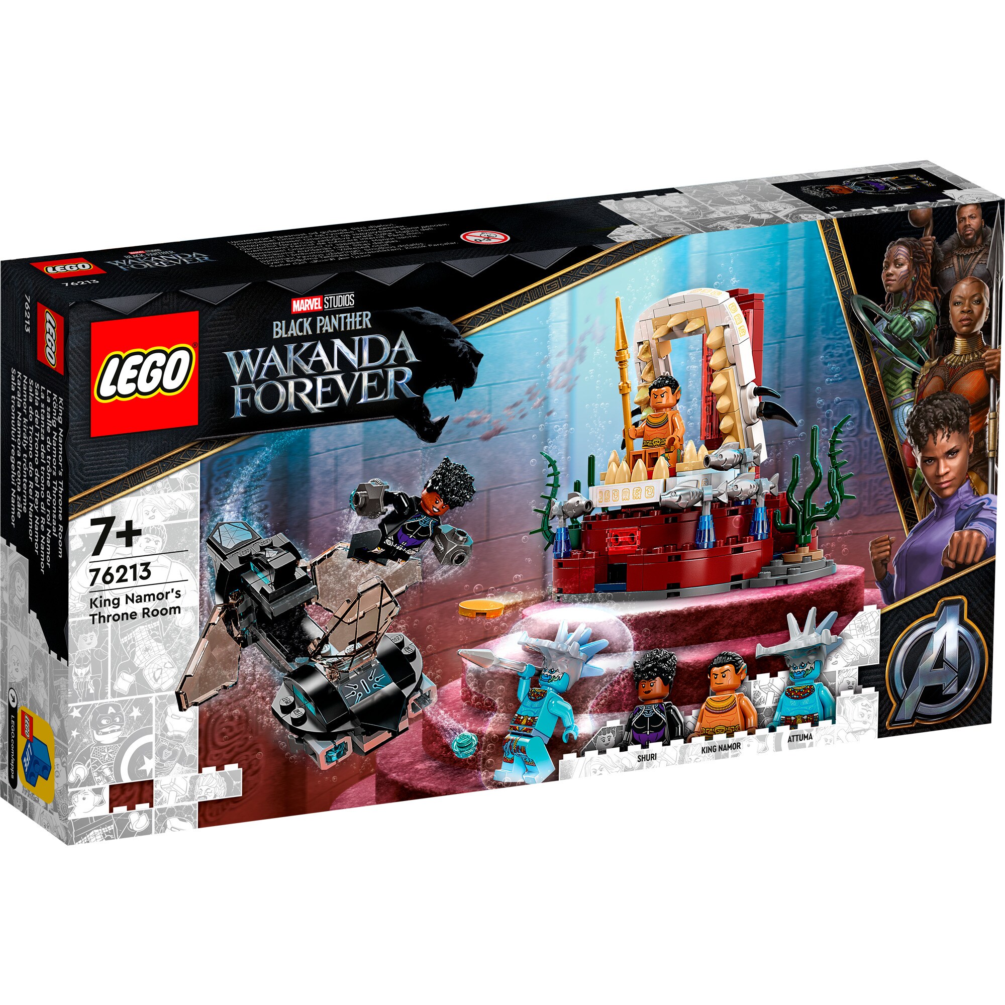 LEGO Konstruktionsspielzeug Marvel Super Heroes König Namors Thronsaal