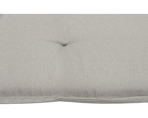 Madison Panama bankkussen, 110 x 48 cm, katoen/polyester, lichtgrijsbeige
