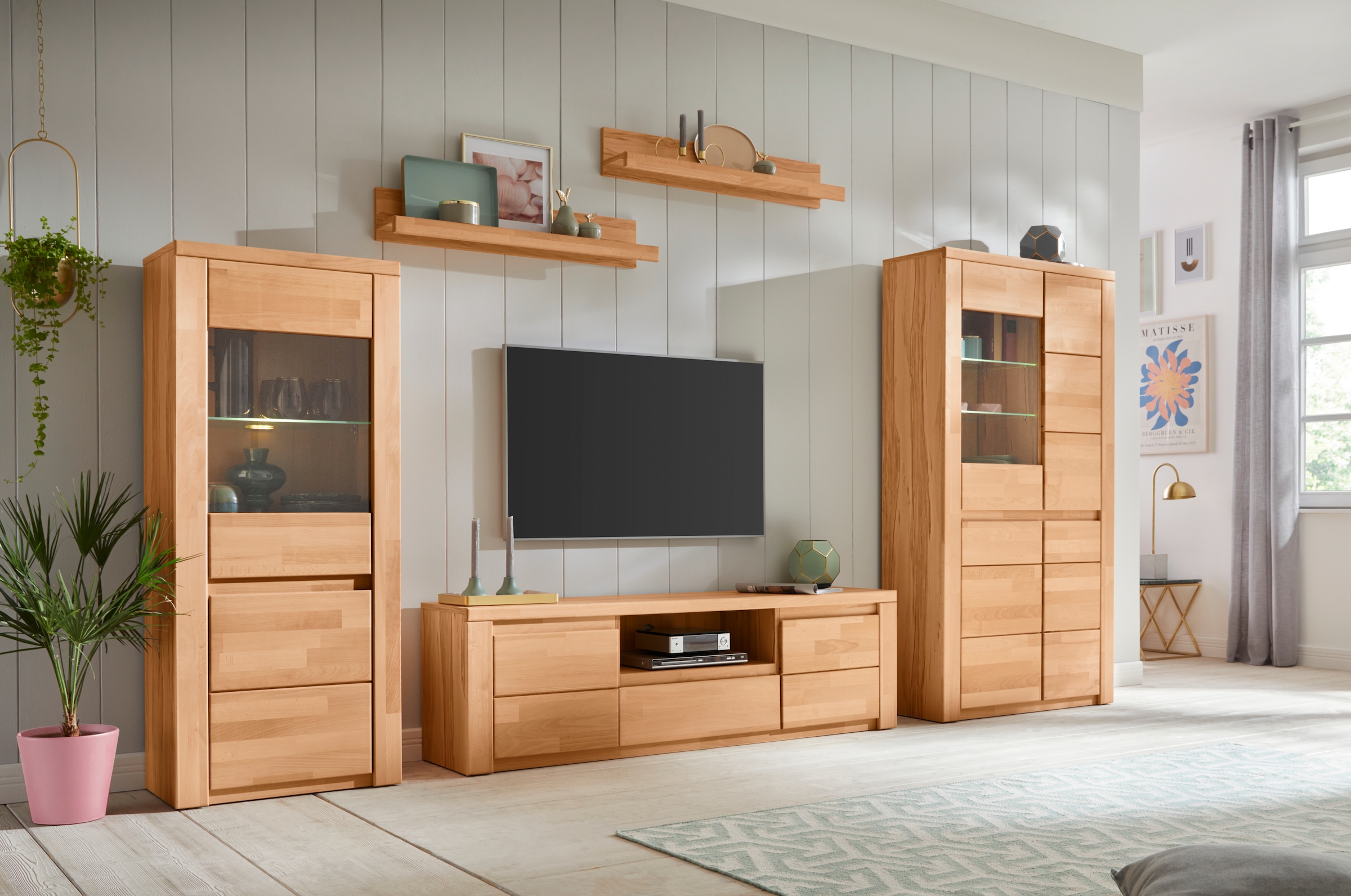 Home affaire Lowboard »Burani« grifflose Optik, Fernsehtisch