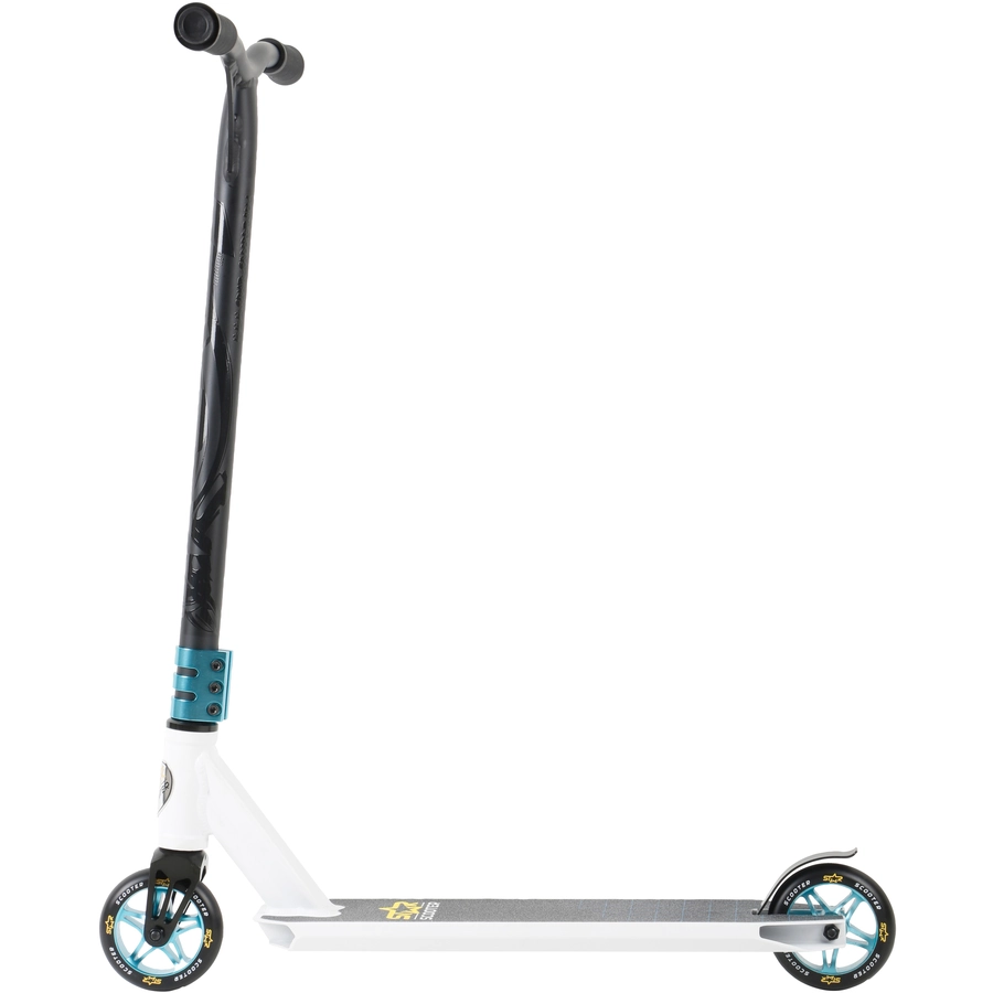 Star Scooter Roller Stunt Trick 110mm Semi Prof weiß