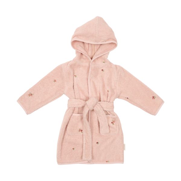 Little Dutch Badjas Geborduurd - Maat 86/92 - Blossom