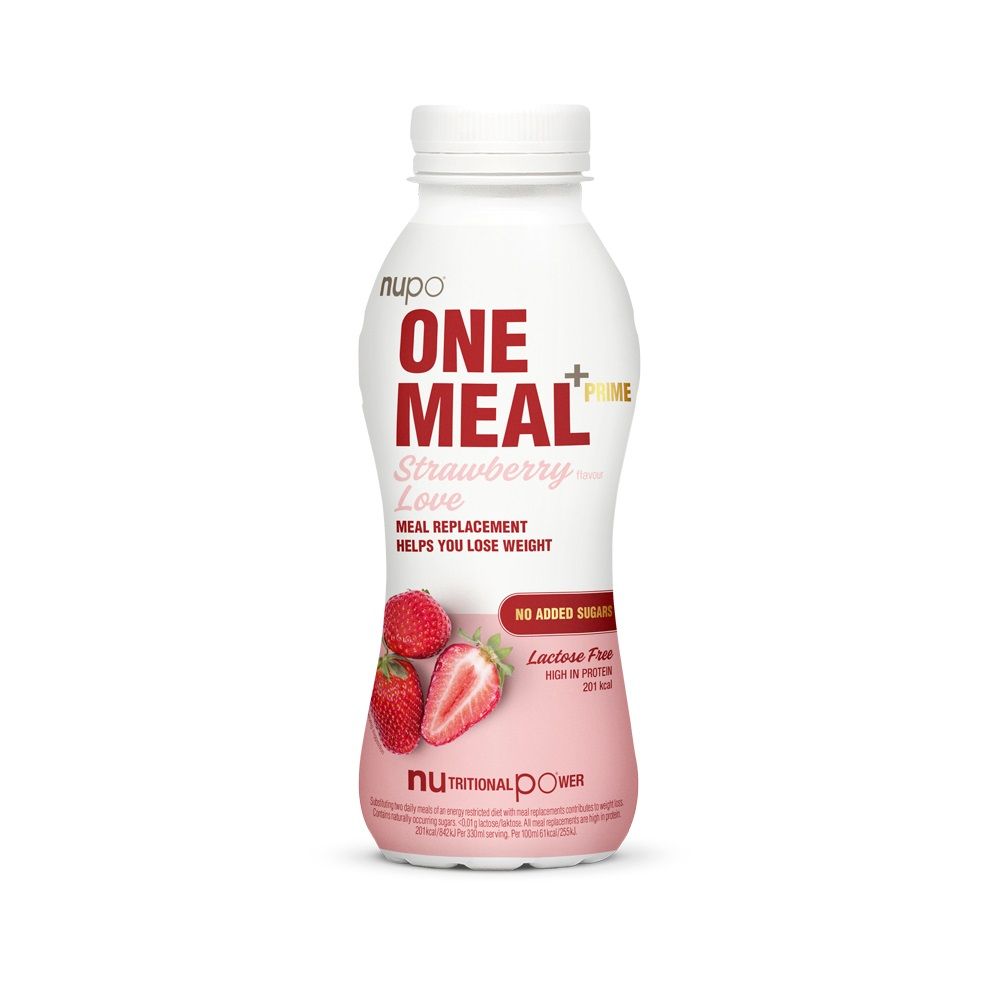 Nupo One Meal Prime Drikkeklar Strawberry Love