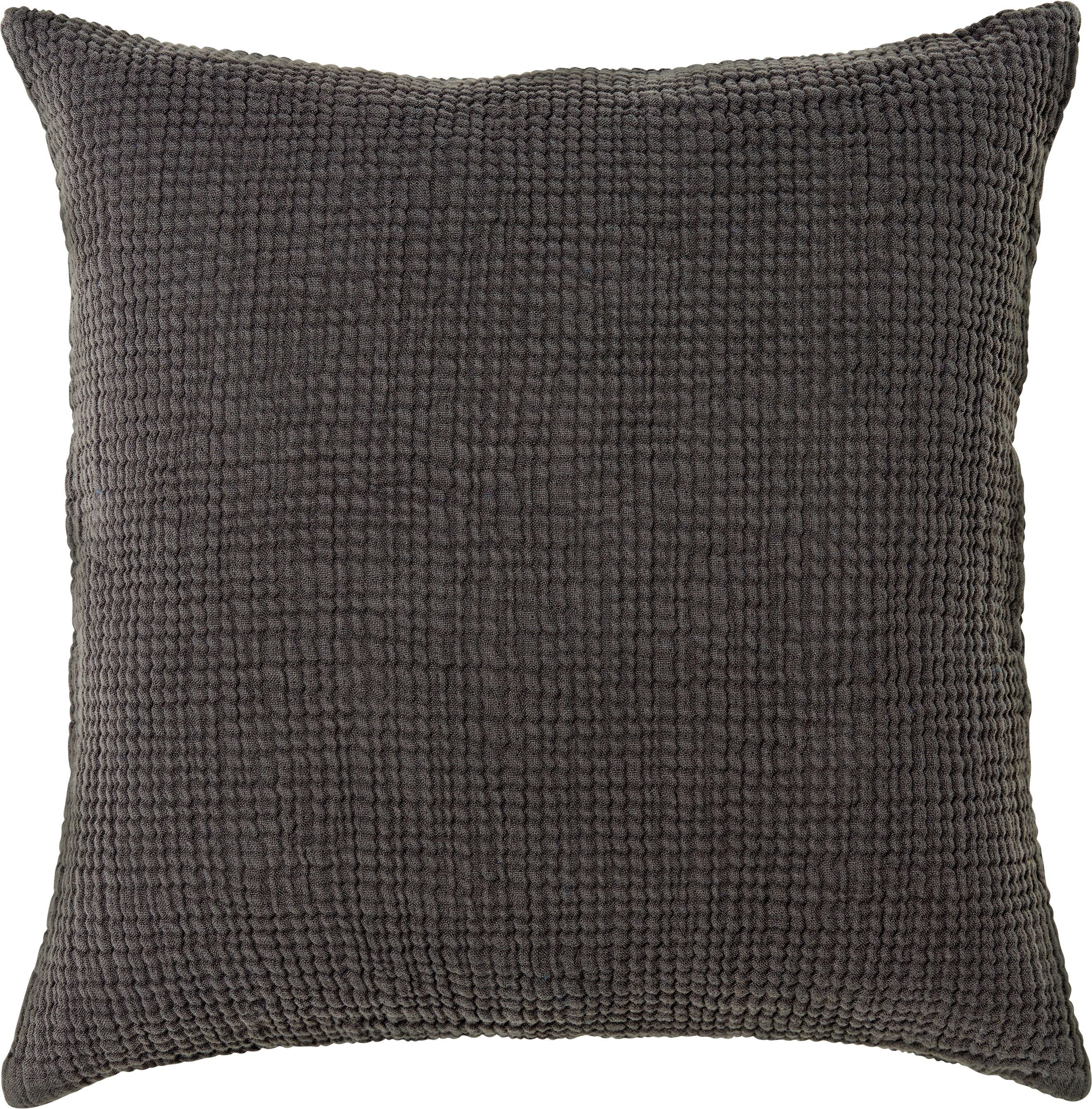 ISABELLA Zierkissen - Anthrazit / B: 45.0 cm x H: 45.0 cm