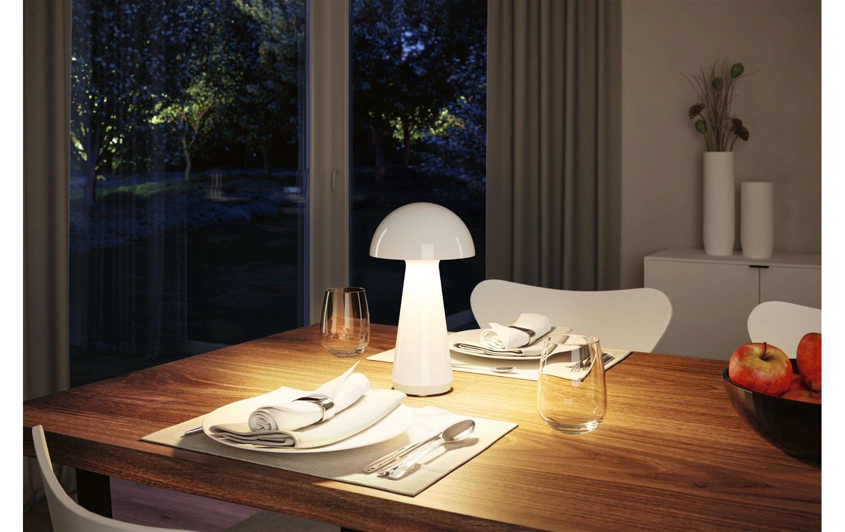 Akkuleuchte Onzo 3-Step-Dim IP44 2700K WeissLED Akkutischleuchte