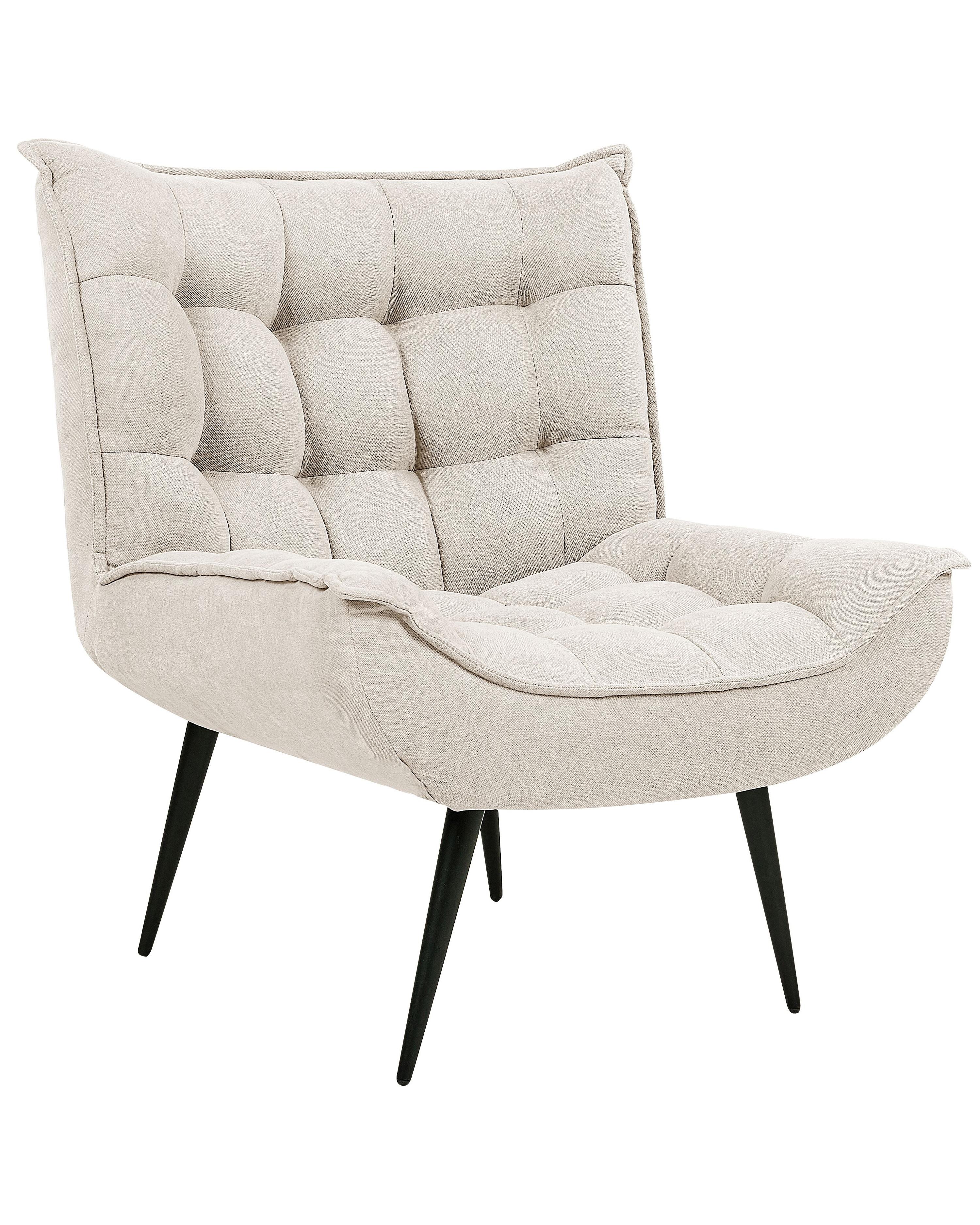 Fauteuil ALVESTA Stof Lichtbeige