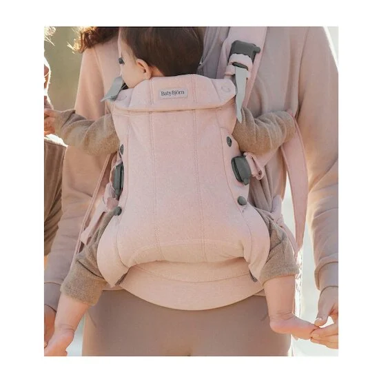 Porte-bébé Harmony   Tissé chiné / rose clair        de               BabyBjörn