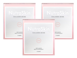 NutraSkin Drinkbaar Collageen Sachets Voordeelverpakking 3x20ST