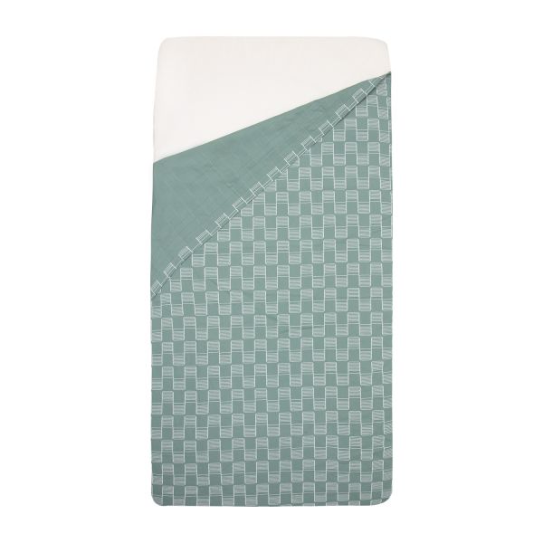Witlof For Kids Sticky Stripes Plooien Tuck-Inn Wieglaken - 40 x 80 cm