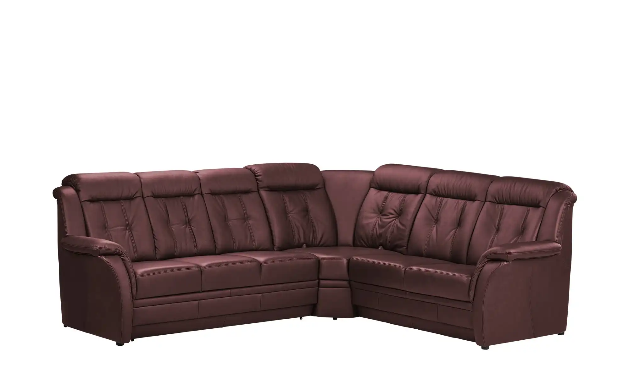 Polstermöbel Oelsa Komfort-Ecksofa aus Leder Andorra