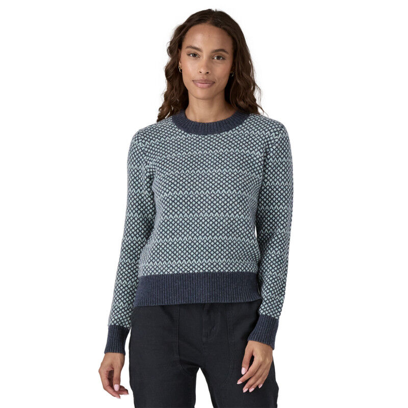 Recycled Wool Crewneck Sweater - Pullover femme