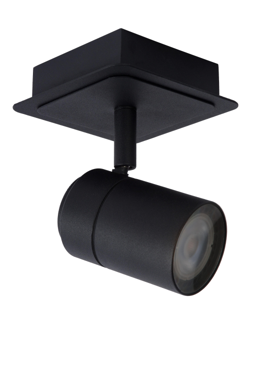 Lucide Lennert 1 spot LED badkamer IP44 zwart