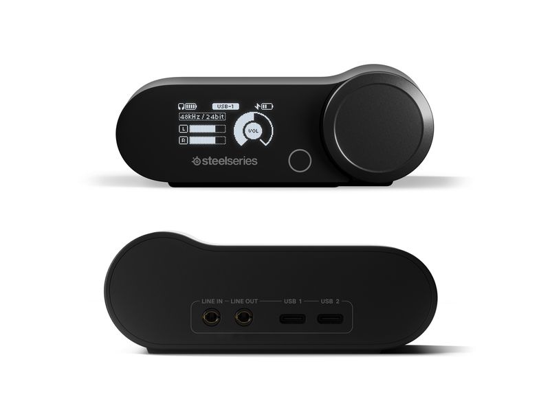 Steel Series Headset Arctis Nova Pro Schwarz Kopfhörer mit Hi-Res-Treibern und Sonar-Software