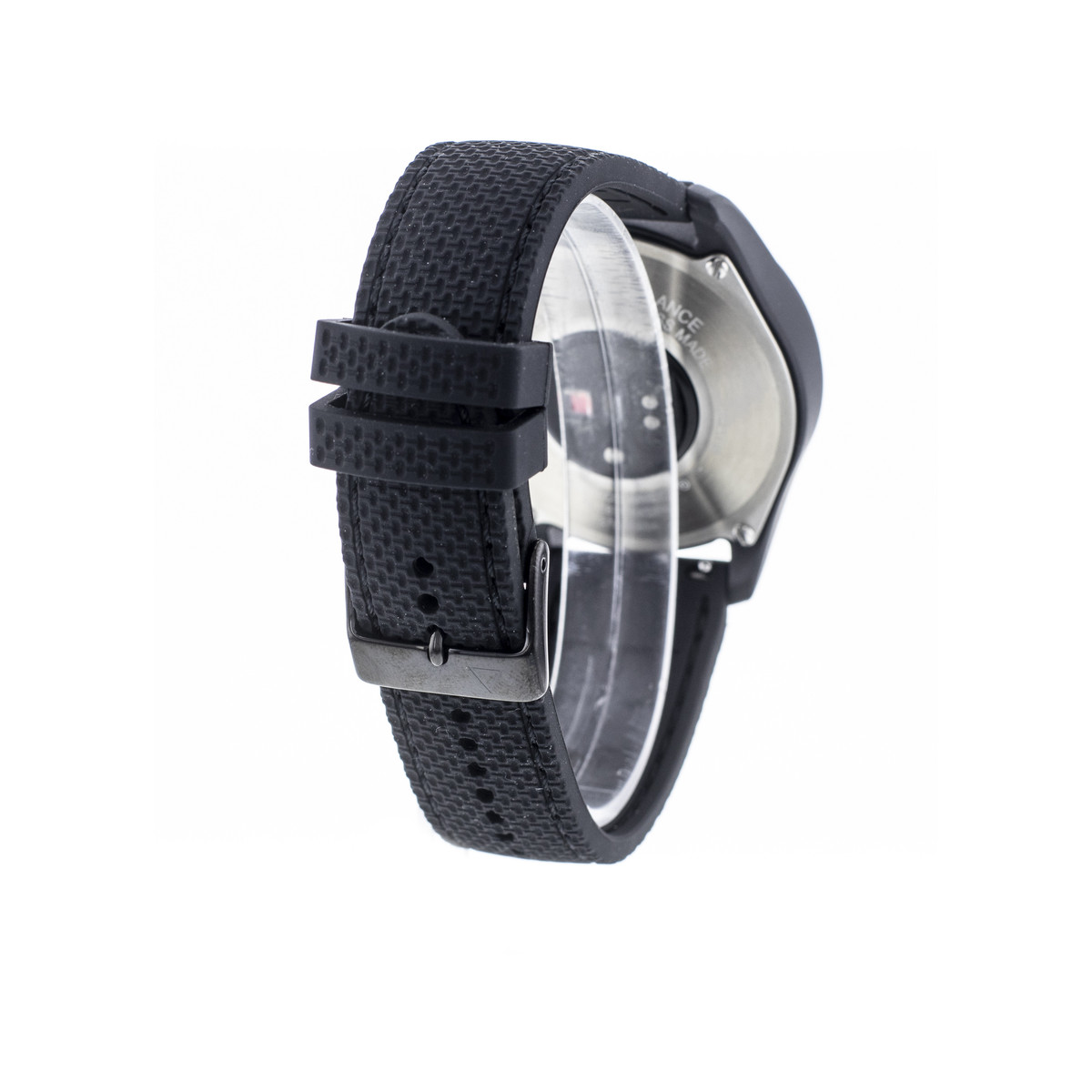 Montre d'occasion Alpina Startimer X homme fibre de verre bracelet caoutchouc noir
