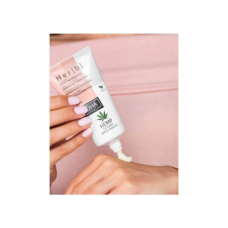 Crème mains réparation & protection peau sèche Her[b] Iroha 75ml