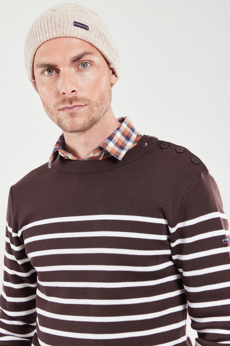 Pull marin rayé 