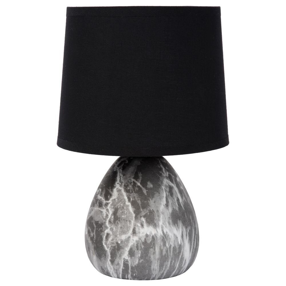 Marmo tafellamp in zwart-wit E14