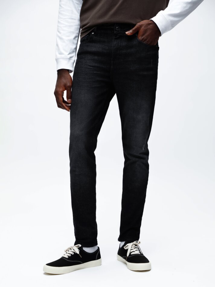 Calça jeans skinny confortável premium - Marengo