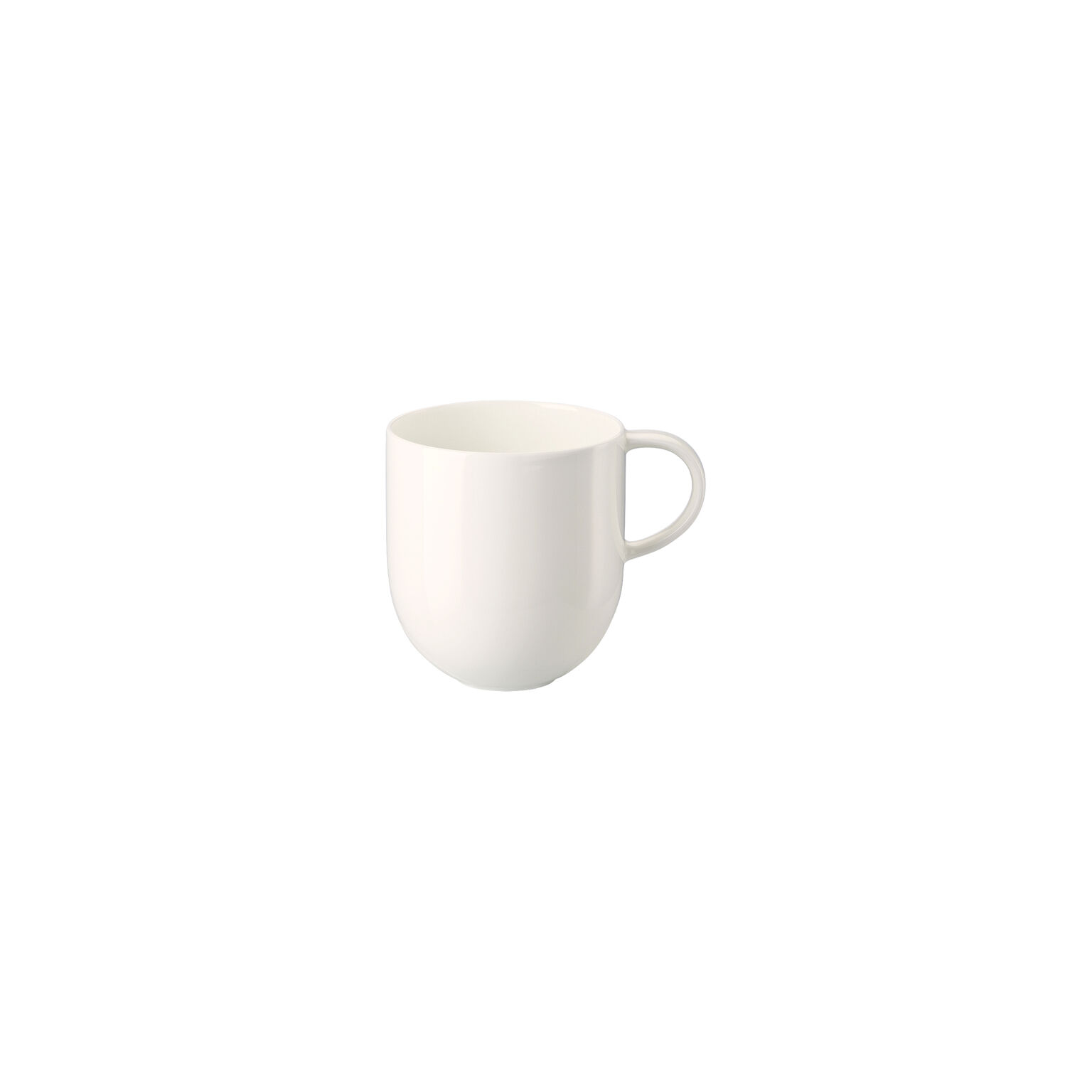 Brillance Bone China Weiss Becher mit Henkel