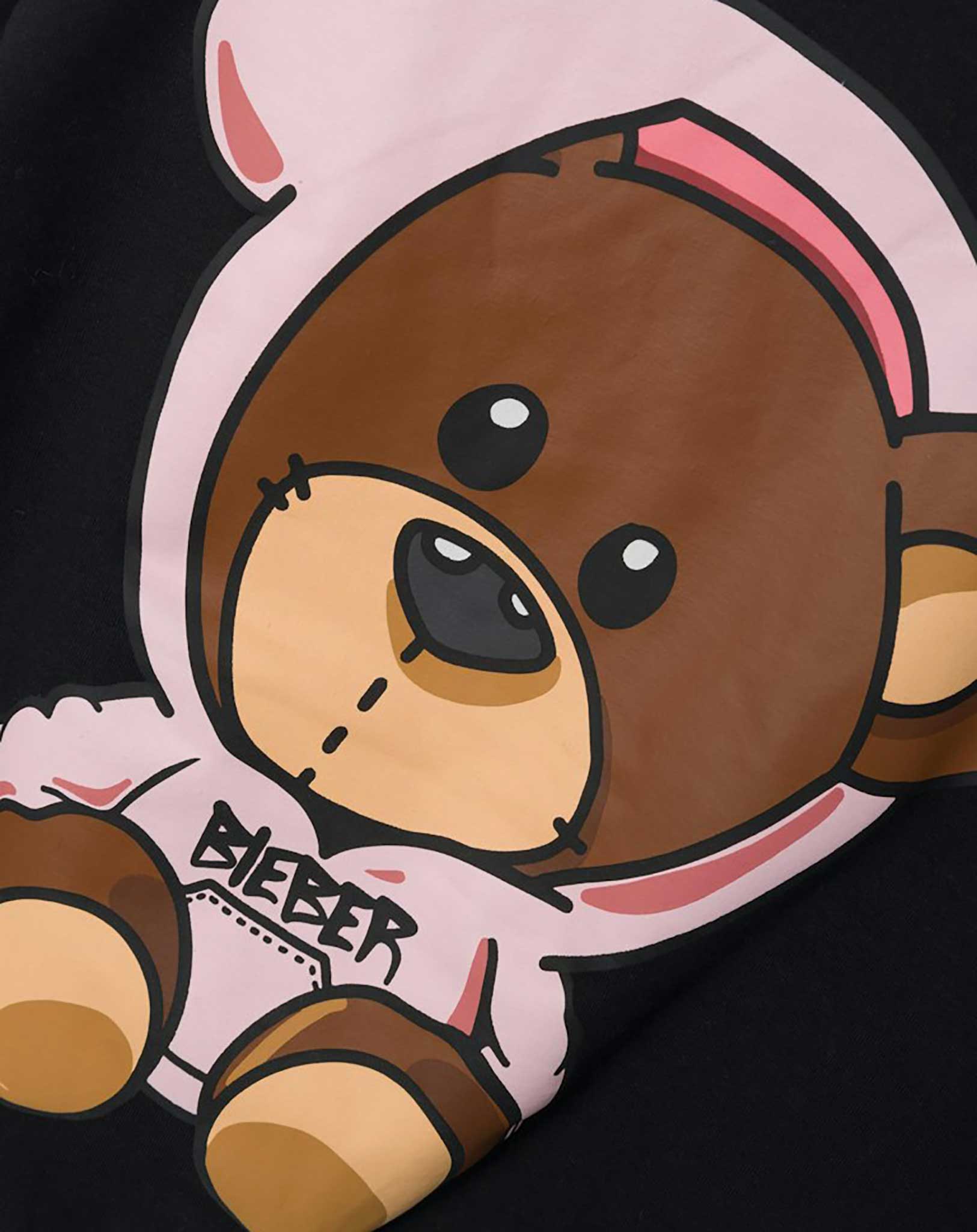 Sweatshirt NKFJABS JUSTINBIE TEDDY in black