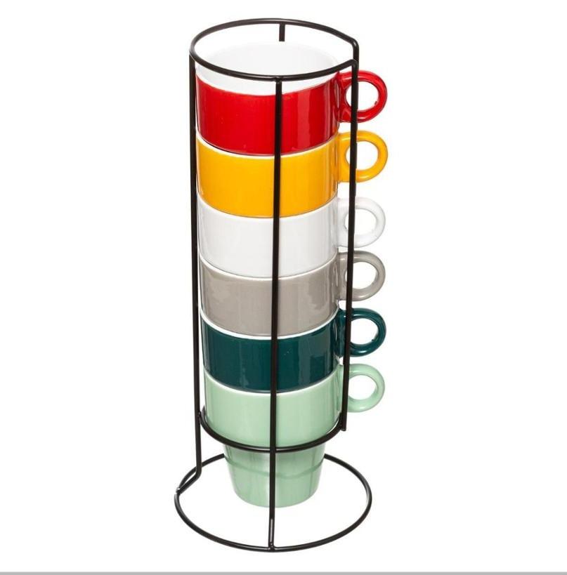 MUG SUR RACK X6 COLORAMA 26CL