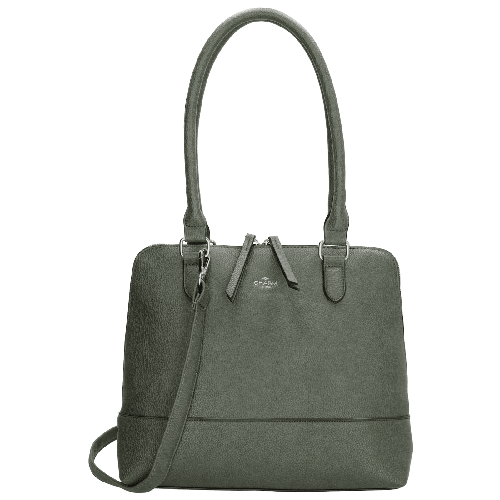 Charm London Stratford Shopper Donkergroen