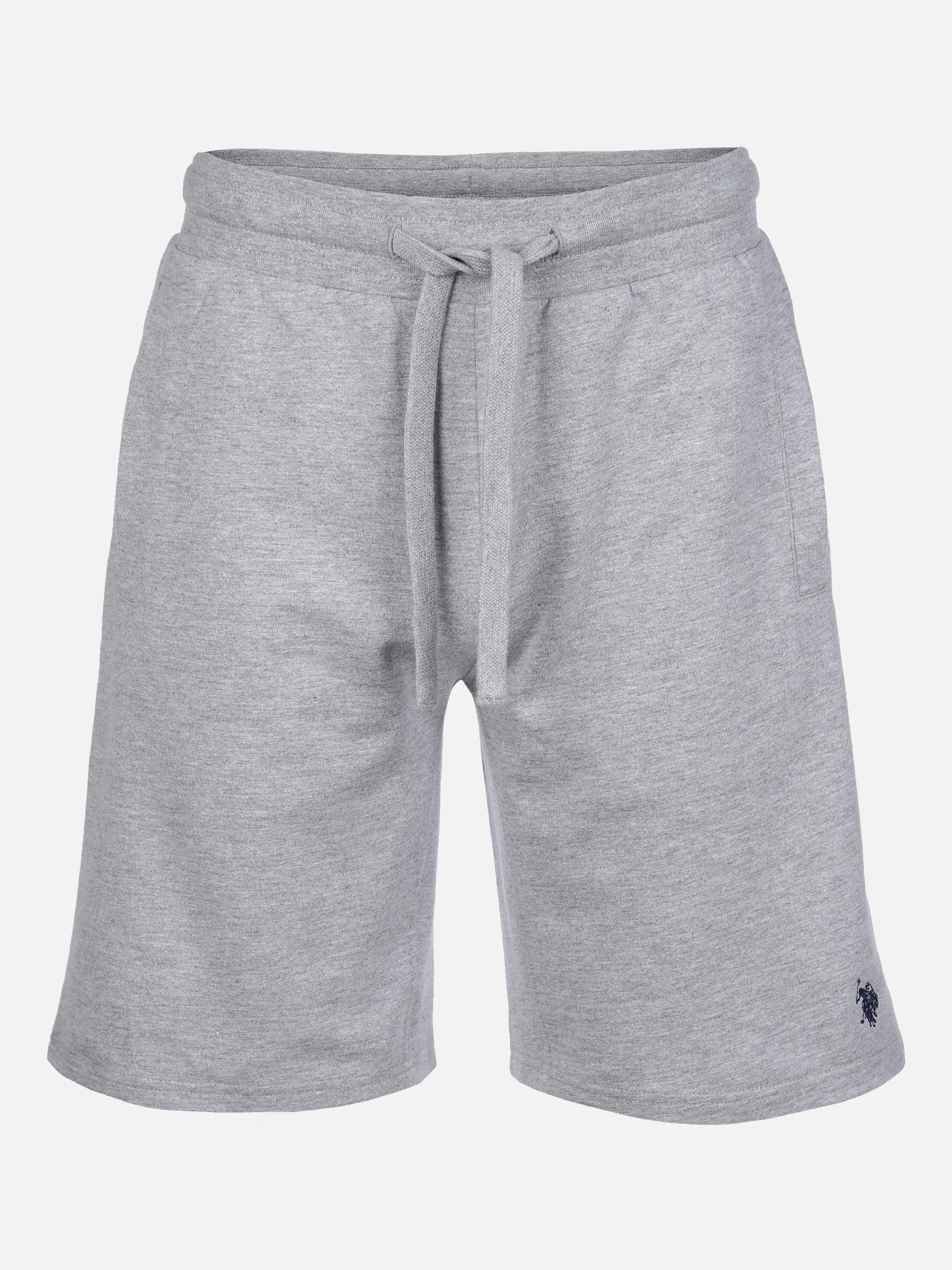 Herren Sweatshorts mit kleiner Stickerei