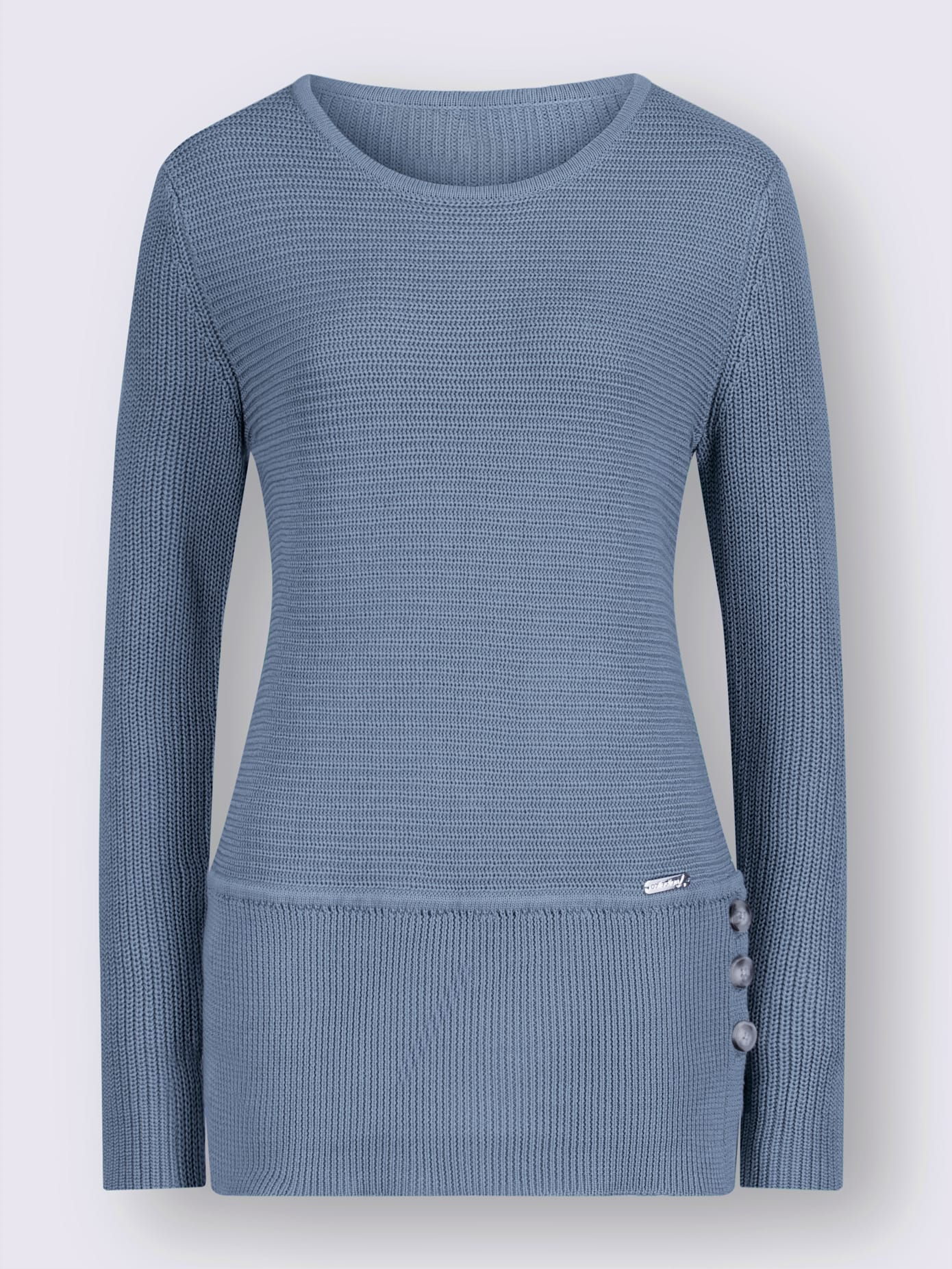 Pull encolure ronde 50% coton