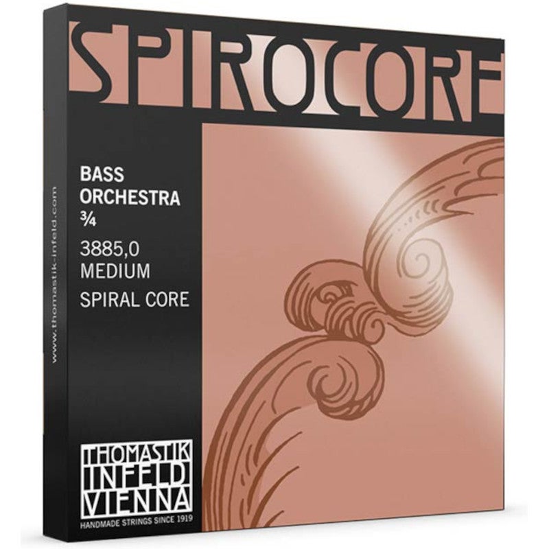 Thomastik-Infeld THS-3885-0 Spirocore set medium snaren voor contrabas 3/4